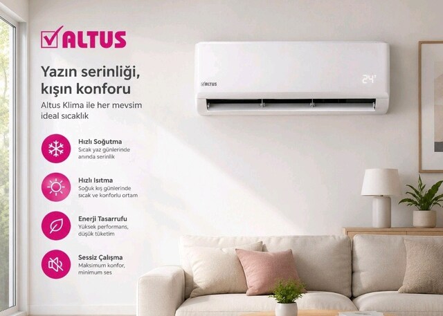 DEV KAMPANYA ALTUS (ARÇELİK) 12000BTU KLİMA SADECE 24999 TL SIFIR