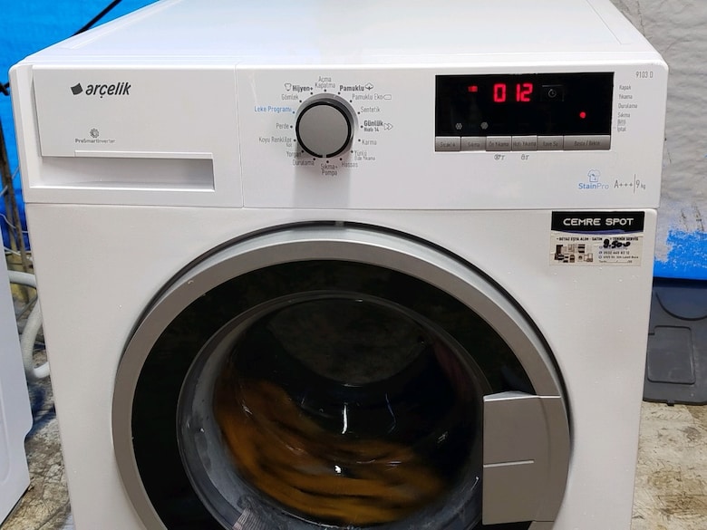 ARÇELİK 9 KG ÇAMAŞIR MAKİNESİ İZMİR İÇİ 3 AY GARANTİMİZ VARDIR - 2