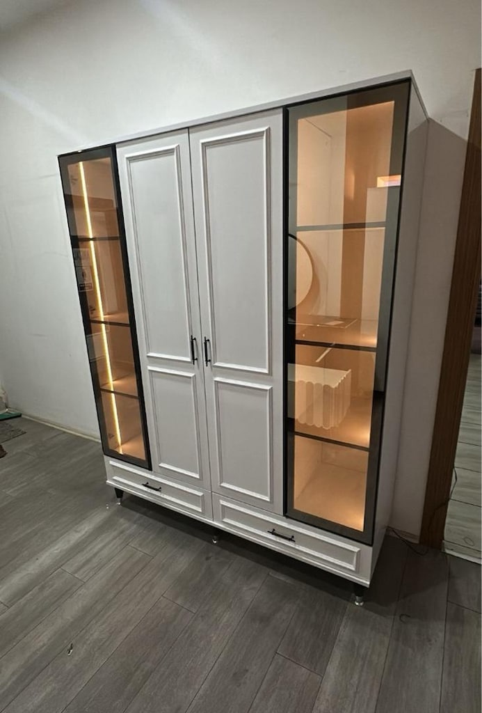 gardrop 4 lü led ışıklı