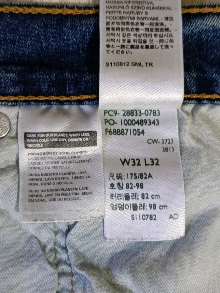 LEVİ'S 512 REGULAR FİT KESİM KOT PANTOLON - 16