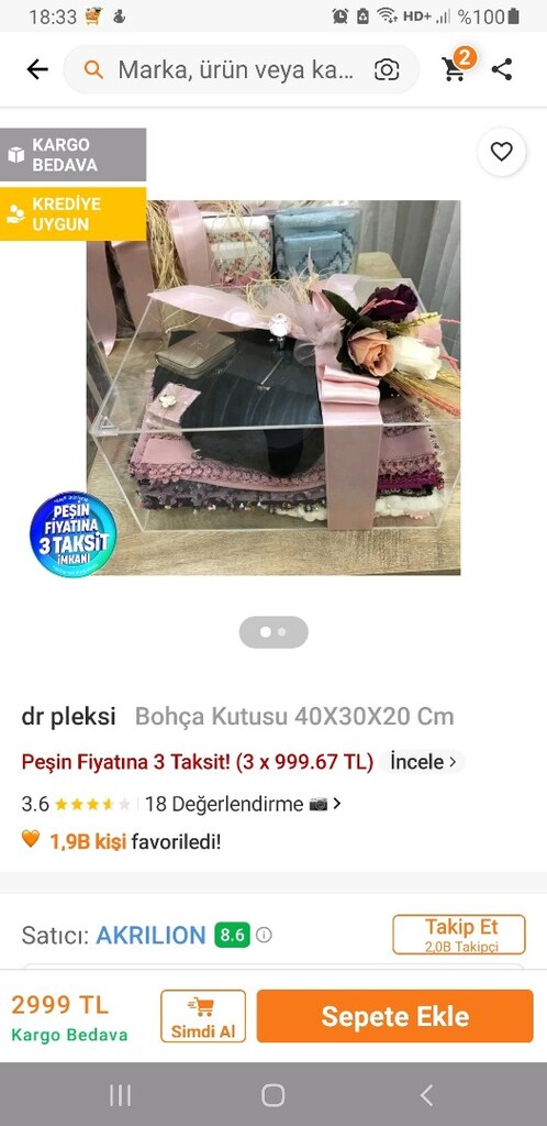 SÖZ NİŞAN BOHÇA KUTUSU -PLEKSİ KUTU - hediye kutusu 4 adettir - 9