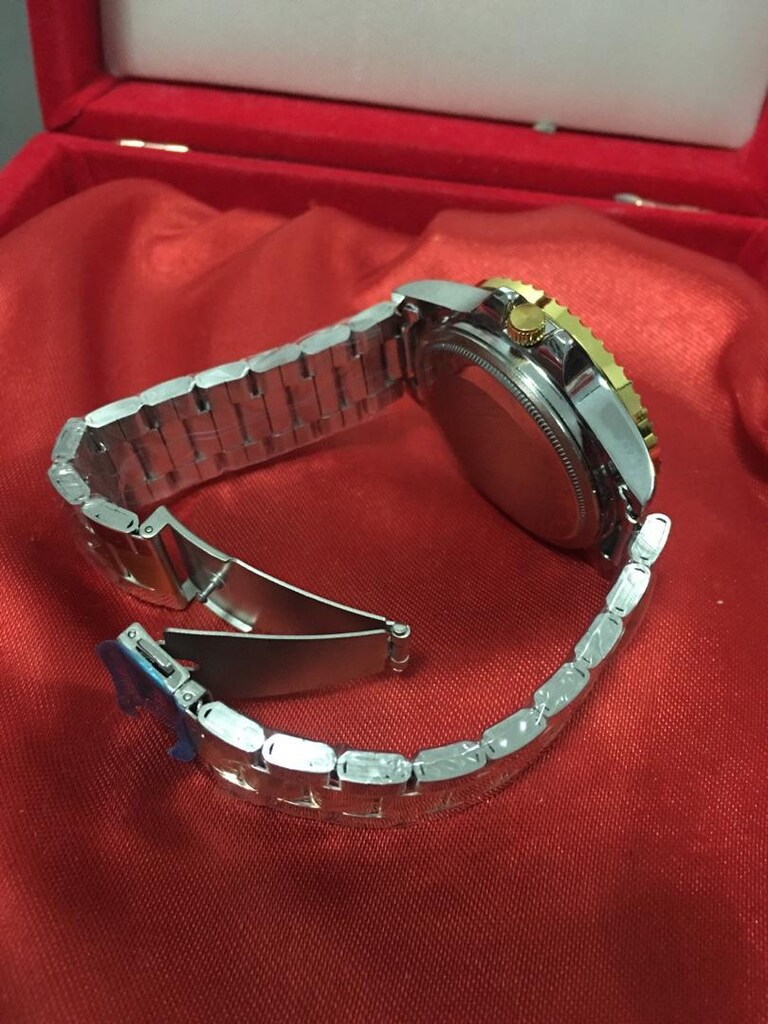 Rolex Submariner mavi kadranlı modern klasik Erkek kol Saati - 9