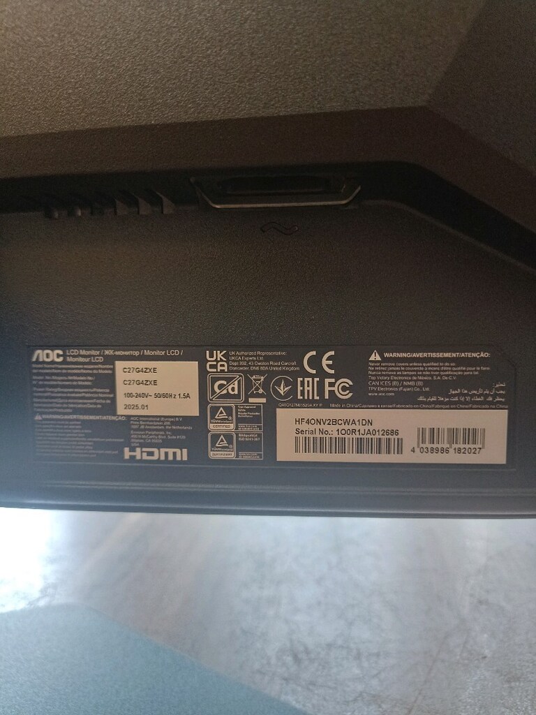 AOC 27 inç 280 hz 0.3 ms Curved Oyuncu Monitör C27G4ZXE - 3