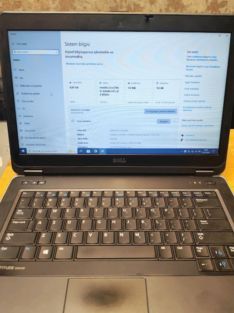 Dell Latitude E6440 İntel İ5 8 Ram 120 SSD - 2
