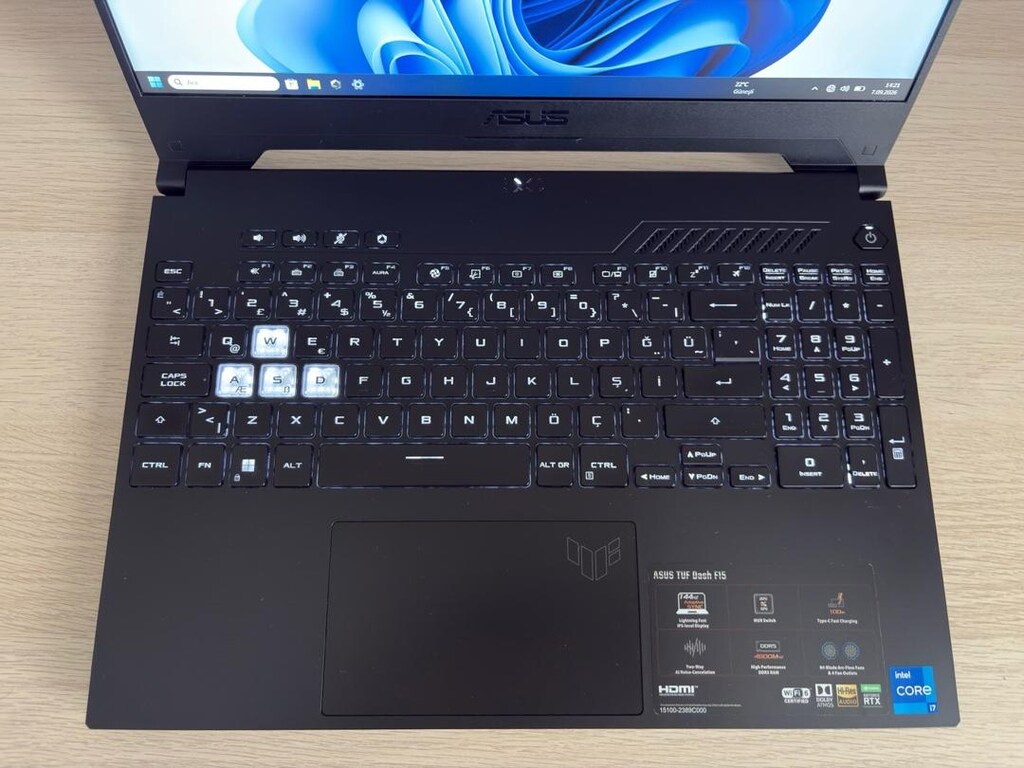 ASUS TUF DASH F15 OYUN BİLGİSAYARI - 10