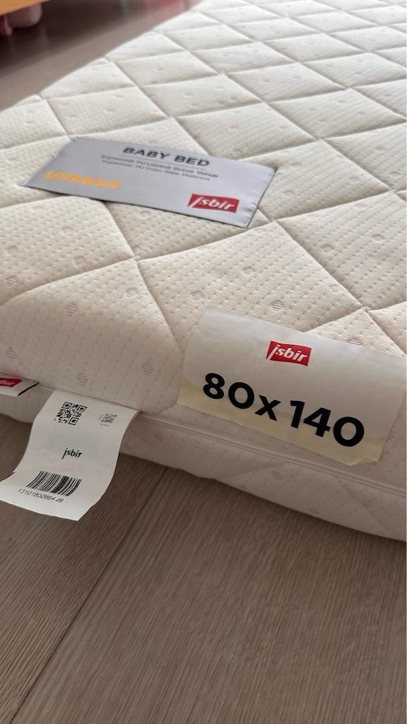 İşbir Baby Bed 80*140 PU Lateksit Ergonomik Bebek Yatağı - 4