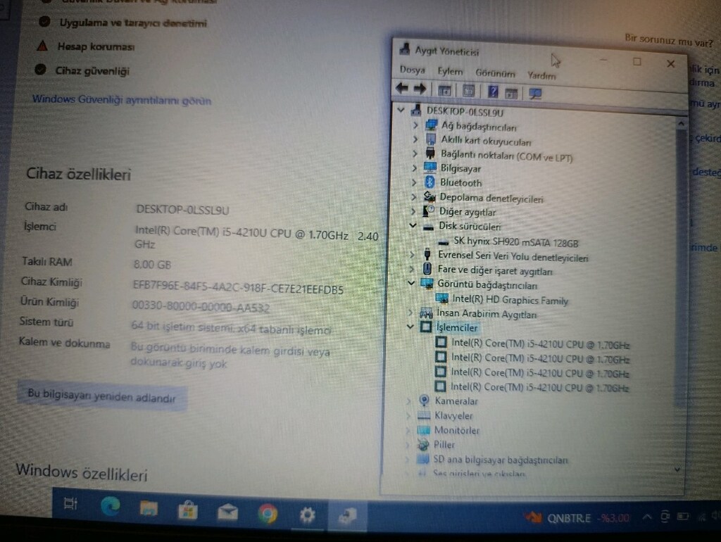 TEMİZ DELL LATITUDE E7240 – i5 8ram SSDli İş ve öğrenci kullanımı için - 8