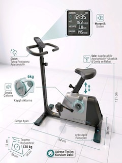 Domyos Comfort 06 KONDİSYON BİSİKLETİ Adrese Teslim - 2