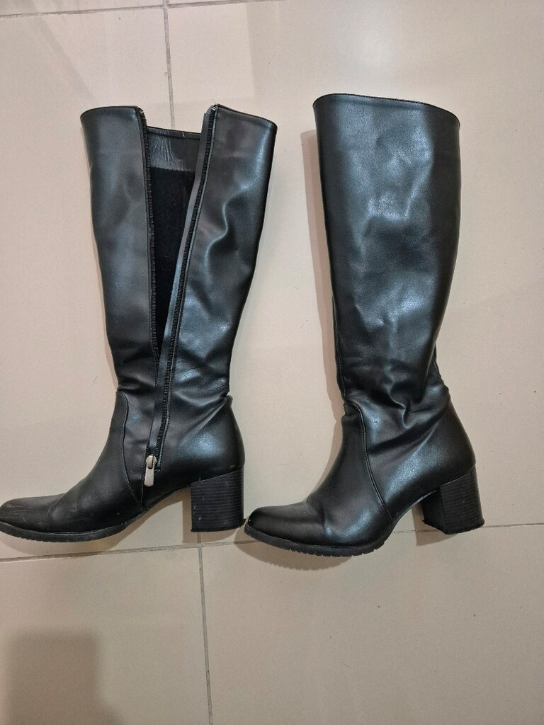 2 adet bayan çizme bot 37 numara - 4