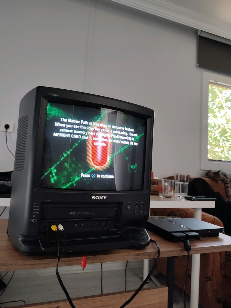Sony CRT Tüplü VHS Kasetçalar Girişli Retro Gamer Monitör - 7