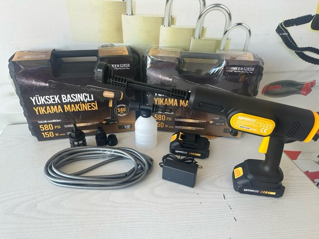 şarjlı araba yıkama makinesi araç yıkama tabancası - 2