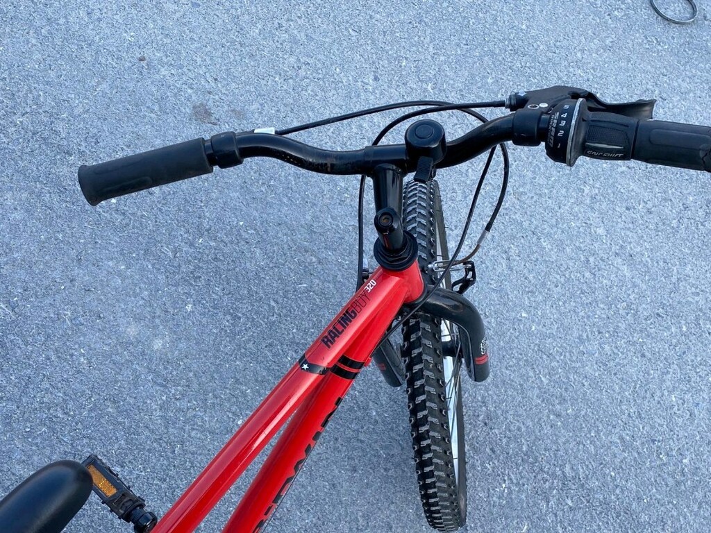 BTWİN Decathlon racingboy 320 20jant 5vites kırmızı çocuk bisikleti - 3