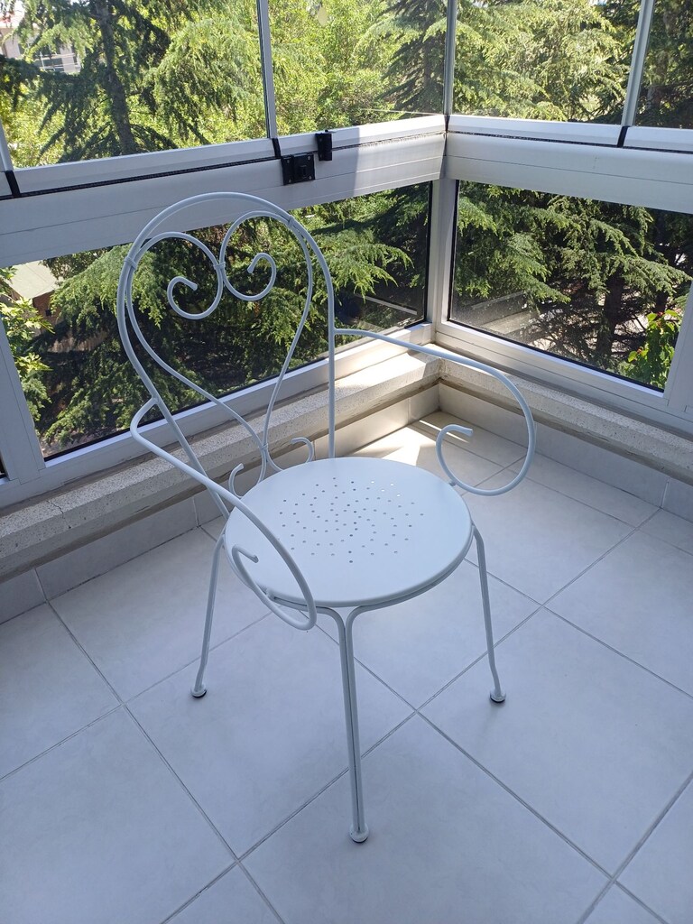 Ferforje Sandalye Sehpa (Balkon/Teras/Bahçe Oturma Takımı) - 8