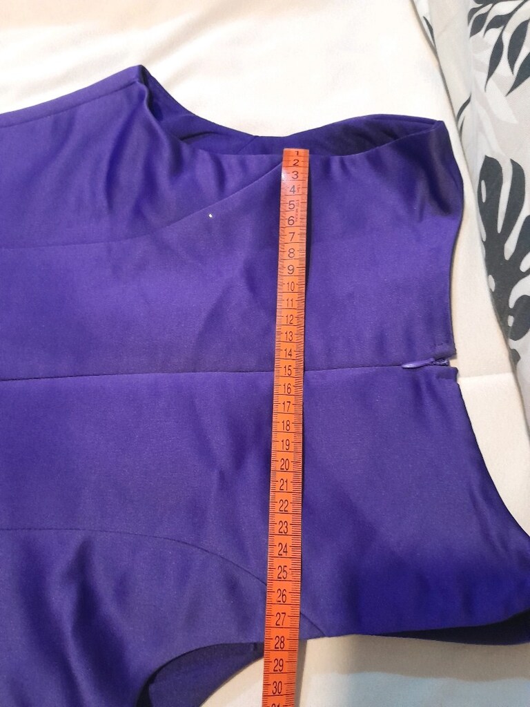 Fiyat dustu! Trendyol,S-36, mor kisa elbise - 6