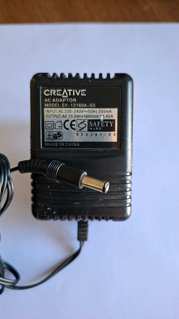 Orjinal Creative Ses Sistemi 11.5 Volt ~ 1600mA AC-AC Adaptör - 2