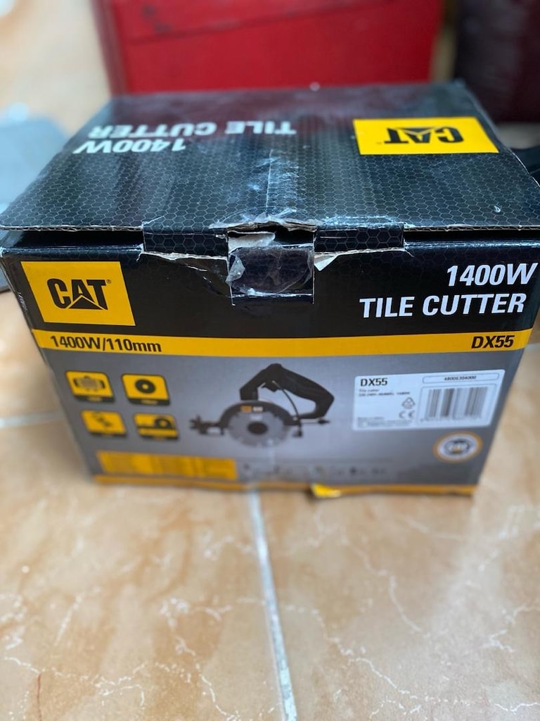 CAT DX55 1400Watt Profesyonel Sulu/Kuru Seramik Kesme 110 mm Ultra Haf