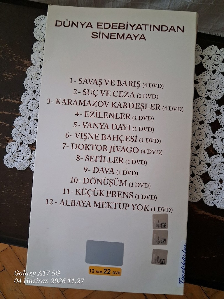DÜNYA KLASİKLERİ ÖZEL KOLEKSİYON 12 FİLM 22 DVD MUHTEŞEM SET - 3