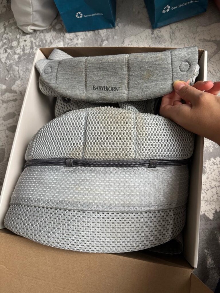 BabyBjörn Harmony 3D Mesh Silver Kanguru 0-15 kg - 2