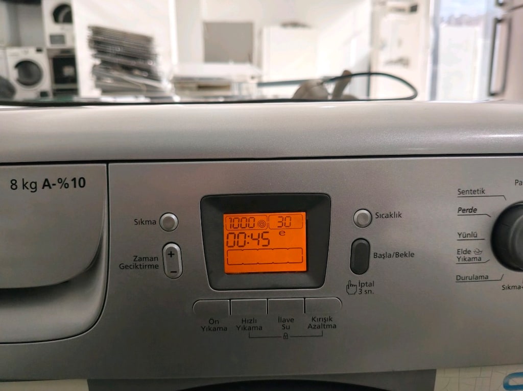 Beko gri 8 kg 1000 devir çok temiz çamaşır makinesi - 6