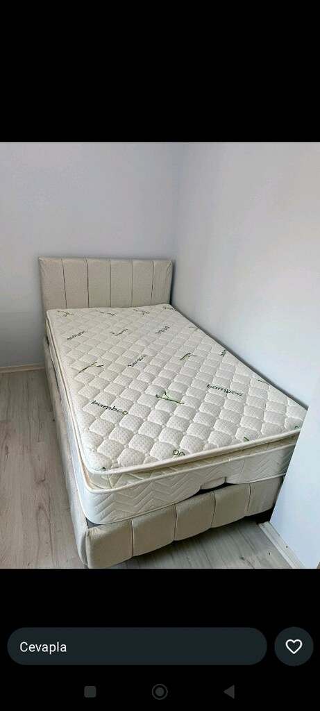 Tek kişilik baza Başlık petli yatak takım sandıklı baza - 4