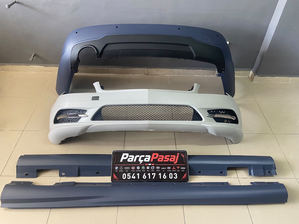 MERCEDES W204 AMG BODY KİT ÖN ARKA TAMPON SETİ 2007 - 2010 UYUMLU - 2