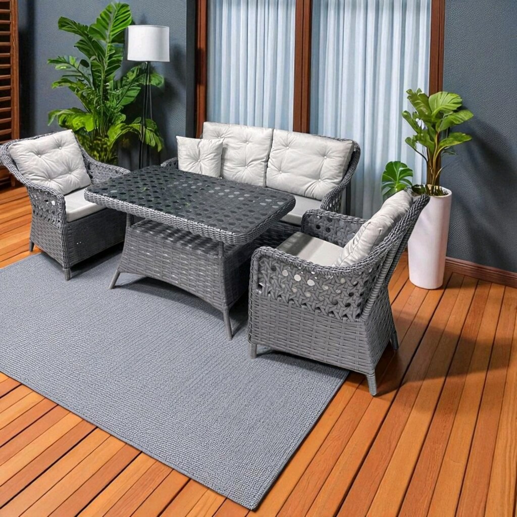 rattan mobilya, bahçe mobilyaları, koltuk takımı - 9