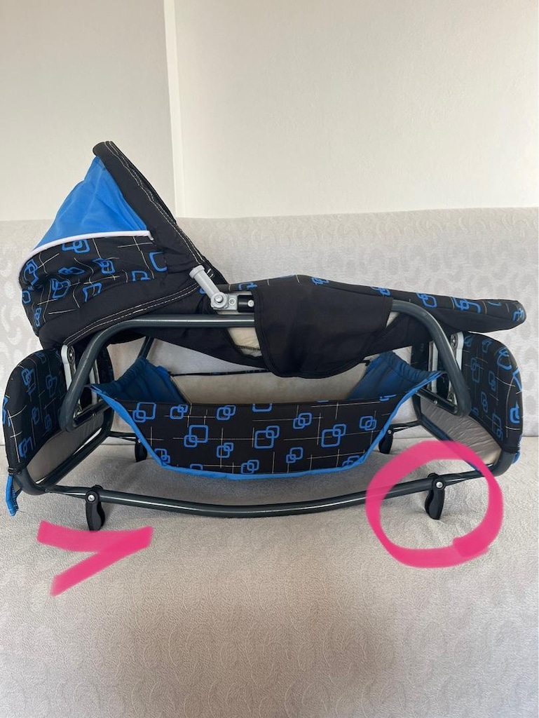 Sıfır-Yeni Happy Baby Plus Anadizi Mavi, Yer Beşiği, Ana Kucağı - 2