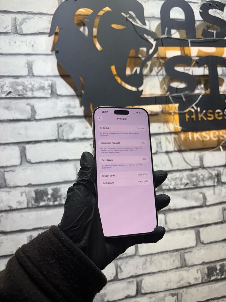iPhone 16 pro max hatasız - 3