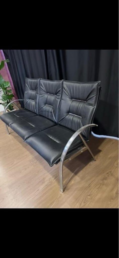 ofis koltuğu 3 lü deri - 2