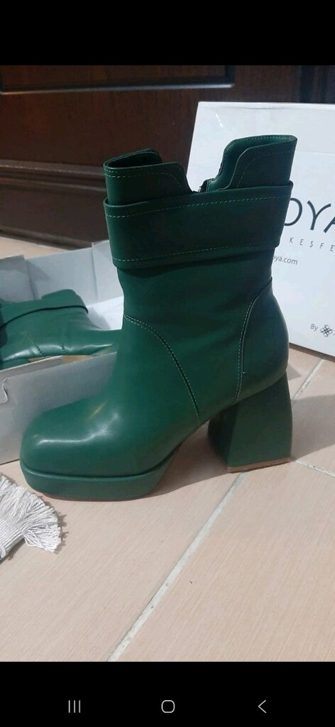 yesil topuklu bot - 3