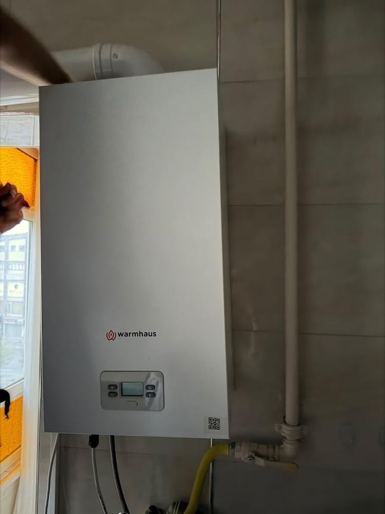 WARMHAUS Aqua 12 lt Hermetik Doğalgaz Şofben Beyaz - 7
