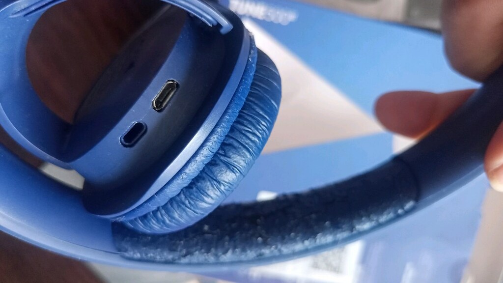 JBL jbl tune500BT kulaklık herşeyi tam pad hafif eski - 5