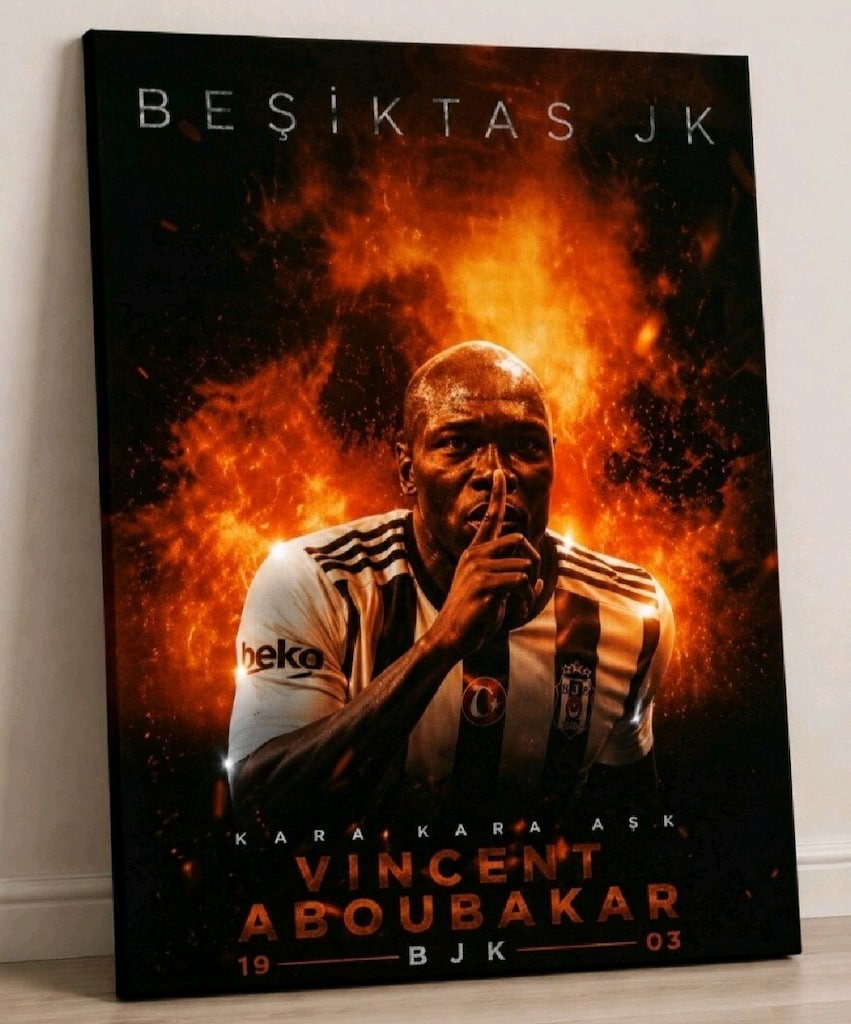 Tablo Beşiktaşlı ve ışıklı - 4