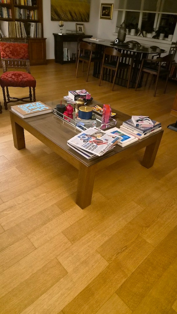 1950 ler Parsons dizayn sehpa (coffee table). üretim 2012. Masif Meşe - 2