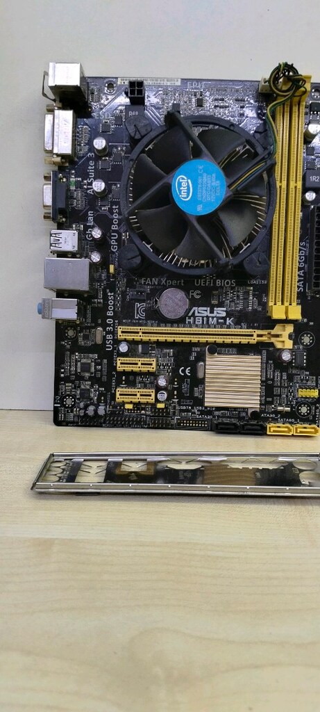 ASUS H81 ANAKART+İ5 4590+ CPU FANI - 5