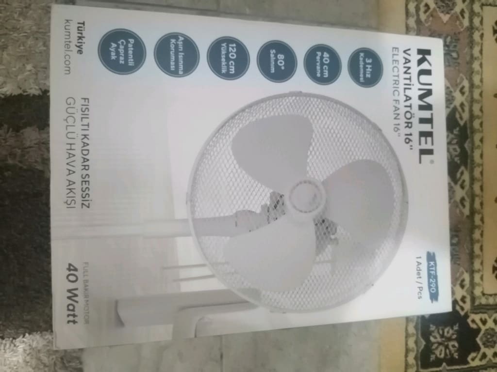 Kumtel vantilatör 16 inç 40 watt - 2