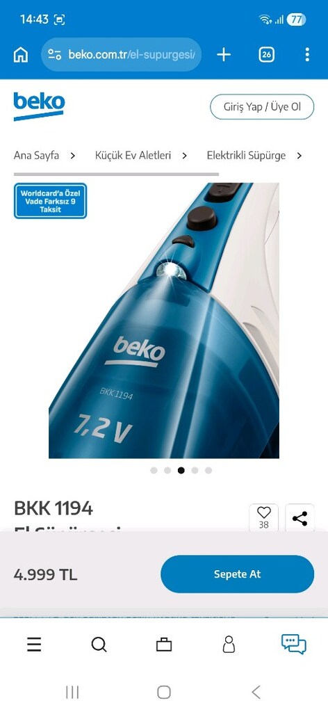 beko el süpürgesi - 8