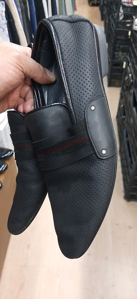 orijinal gucci 43 numara deri ayakkabı - 9