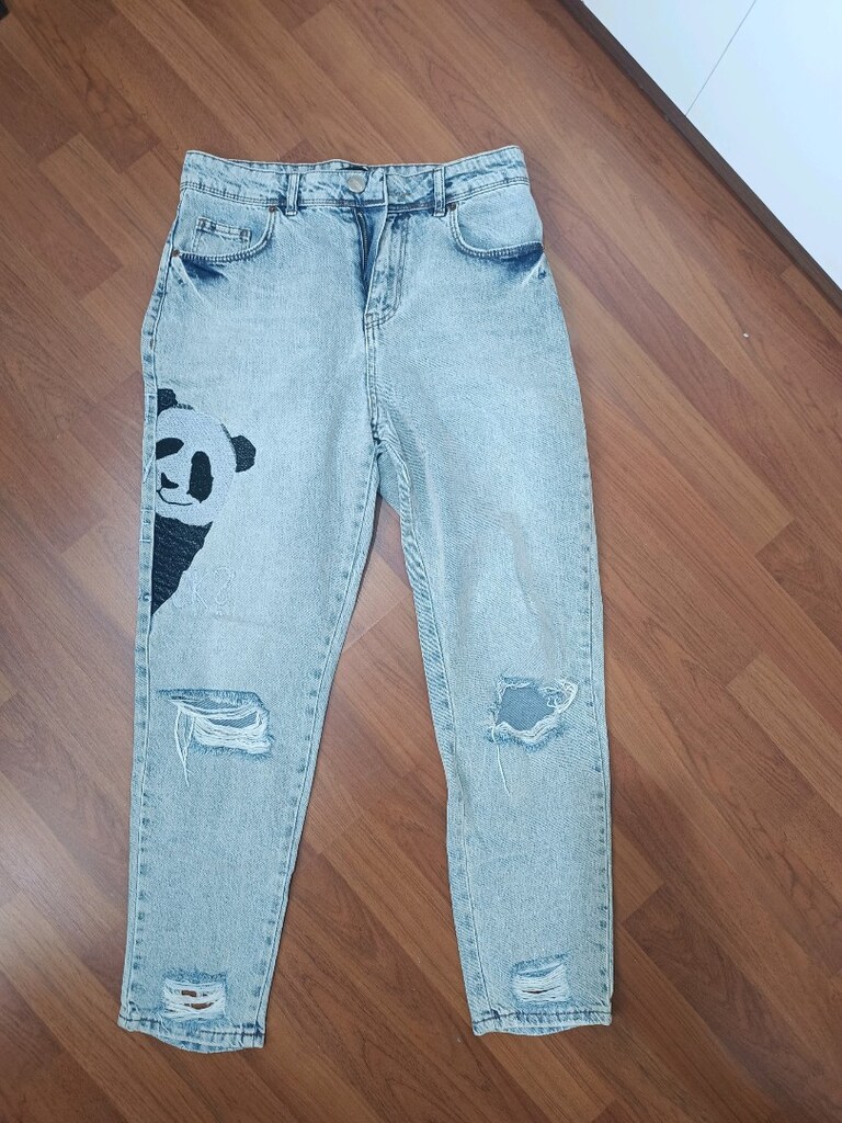 çeşitli markalarda 6 adet Jean pantolon
