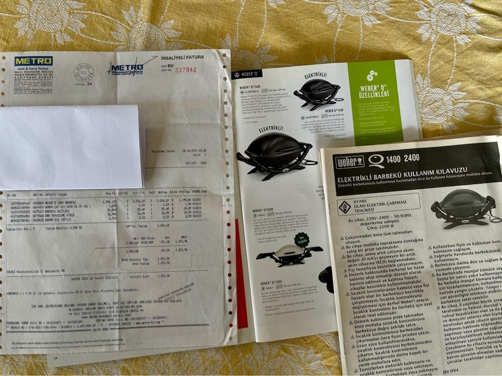 Weber Q1400 Elektrikli Mangal / Barbekü + Aksesuarlar - 6