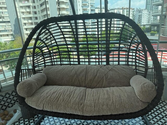 Rattan bahçe- balkon salıncağı