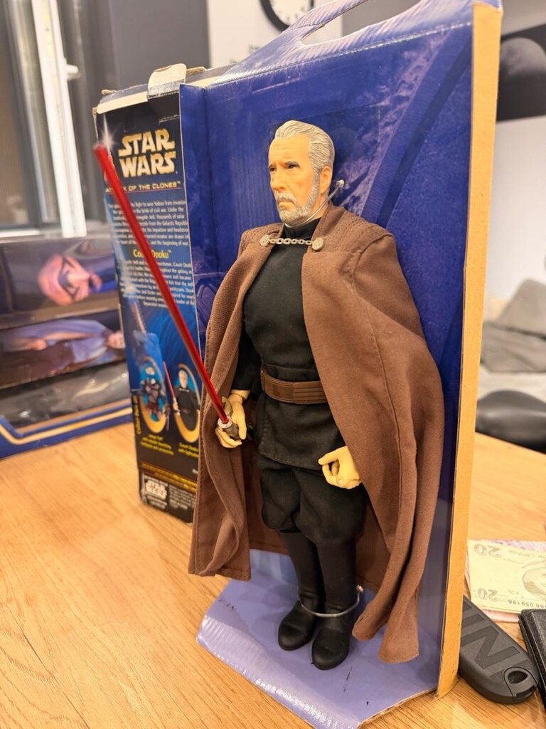 hasbro 2002 star wars count dooku 1/6 figür - 5