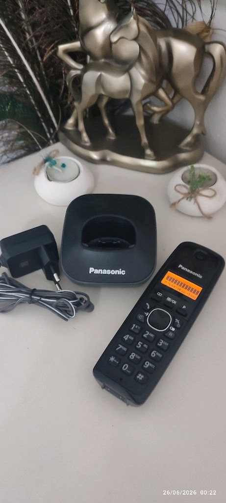 Panasonic Siyah Kablosuz Telefon - 3