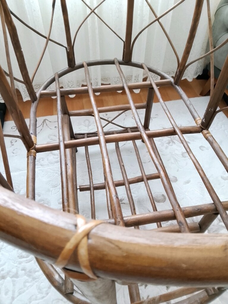 Vintage bambu beşik - 2