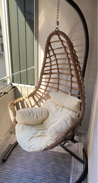 Sahibinden balkon, bahçe için salıncak