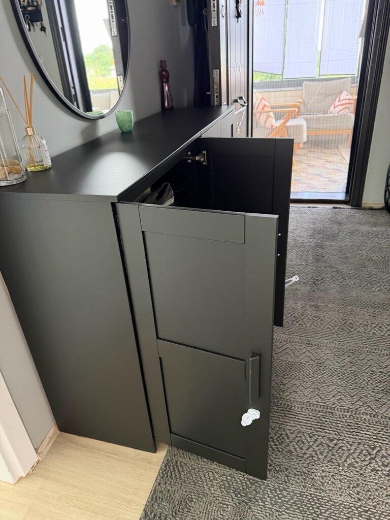ikea Şifonyer siyah - 4