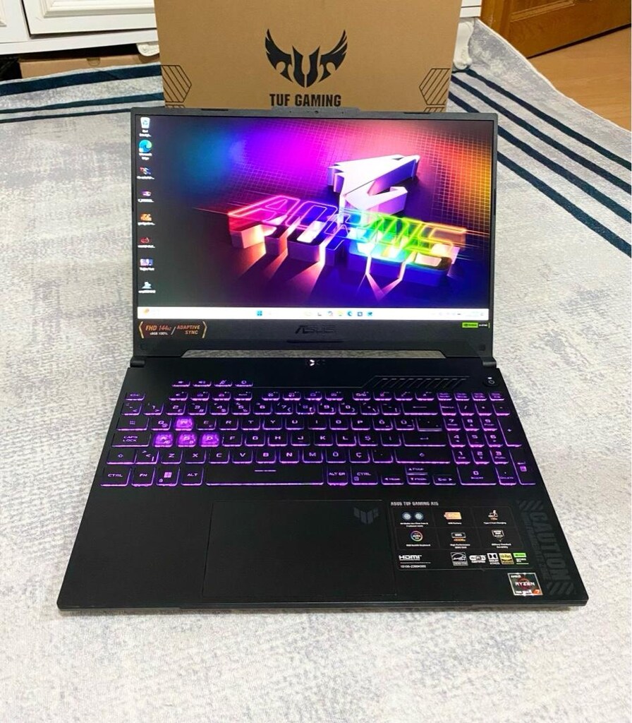 TUFF RYZEN 7-77436HS RTX 4060/8GB Garantili hatasız - 9