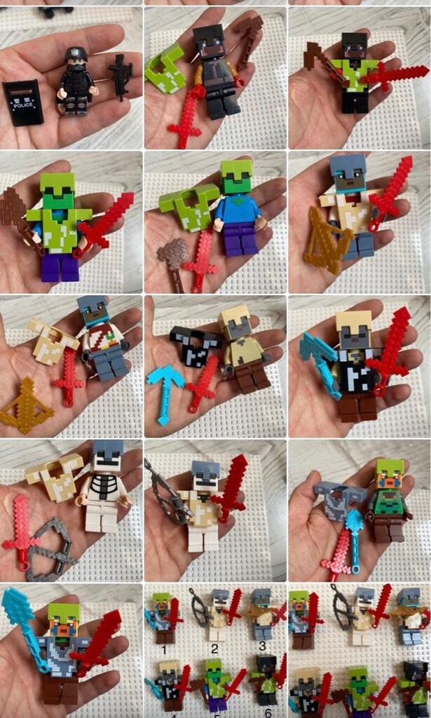 Lego Duplo Uyumlu Minecraft Figürleri - 8