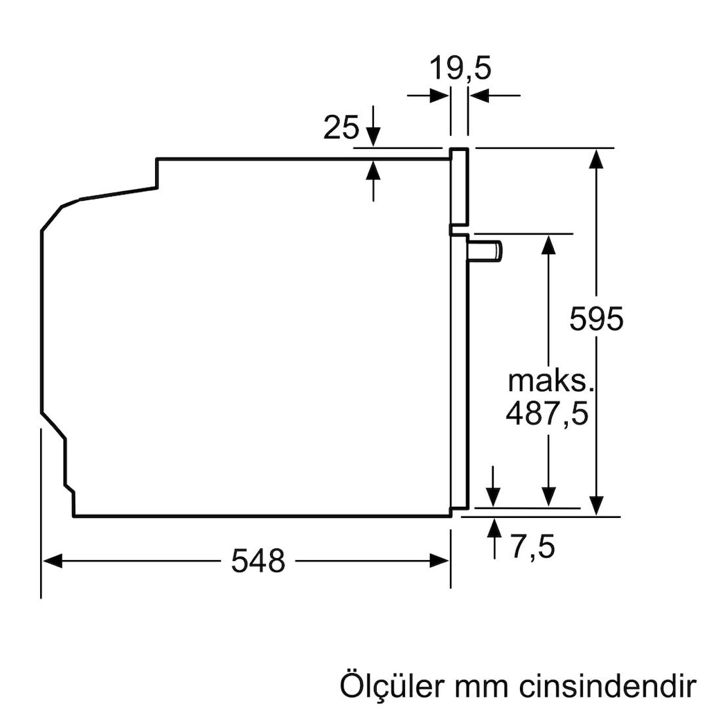 Siemens HU717ABN0T iQ300 Buhar Destekli Ankastre Fırın sıfır paketinde - 10