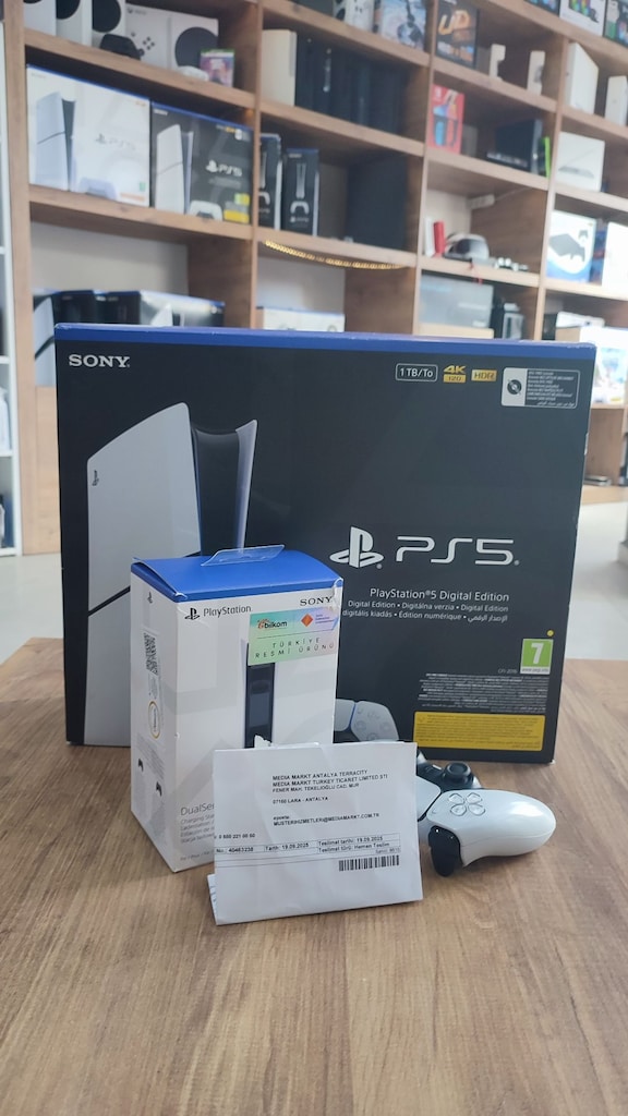 BİLKOM GARANTİLİ 11AY PS5 SLİM DİGİTAL 1KOL+ŞARZ ALETİ FULL SET - 4